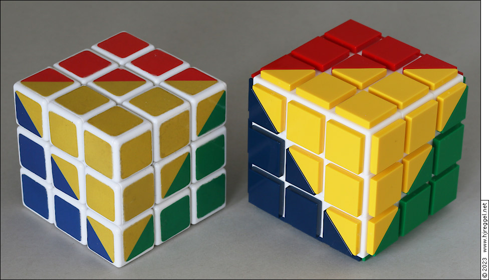 Brickermod Four Colors Cube  Brickermod Four Colors Cube