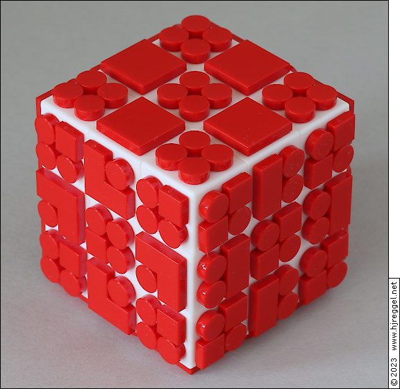 Brickermod Red Dots Cube, V2  Brickermod Red Dots Cube, V2